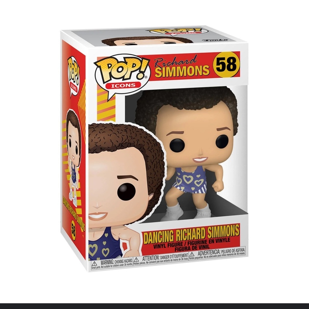 Funko pop! Icons dancing Richard Simmons 58 collectible vinyl figure